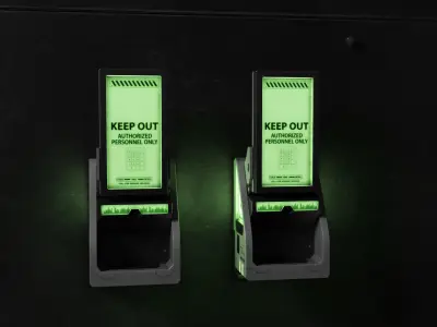 Sci Fi Scanner Display v4 Low-poly 3D model