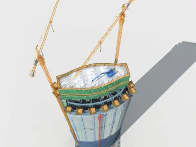 Building Construction Site 3D model