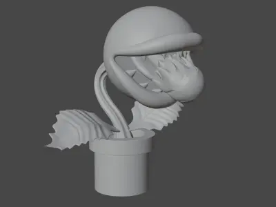 Piranha plant for 3d printing 3D print model