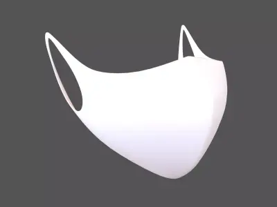 Mask v2 002 Low-poly 3D model