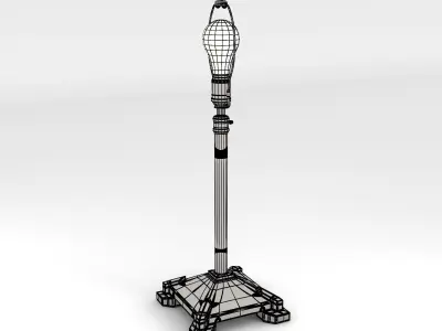 Art Deco Lamp 1 3D model