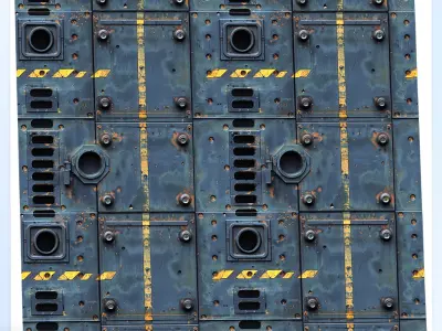 Sci-FI Seamless Texture Texture 9