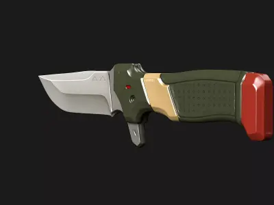 Knife Sci Fi J012023 3D model