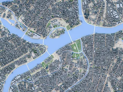 St Petersburg City Russia 3D model