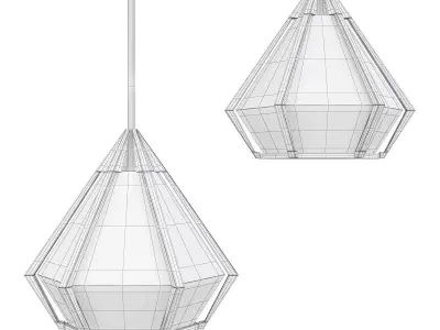 Harlow Pendant by Gabriel Scott Low-poly 3D model