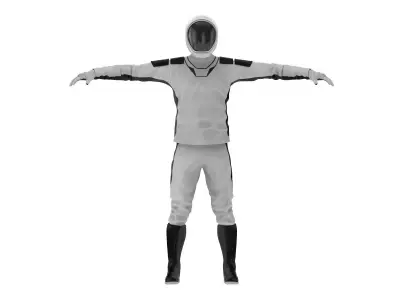 Spacesuit SpaceX Dragon Starman 2 Low-poly 3D model