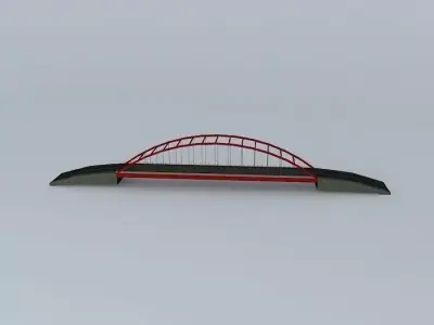 Ilan five simple knot Lize Bridge Lizejian Bridge, Yilan, Taiwan Free 3D model