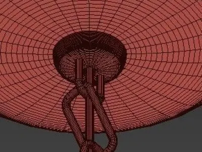 Sciolari Brass Chandelier 3D model