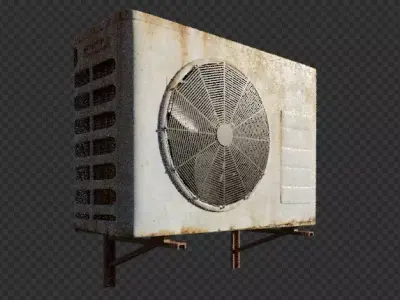 Air Conditioning Unit Old 3D model