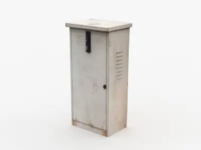 Distribution Board 4 Scan Low-poly 3D model