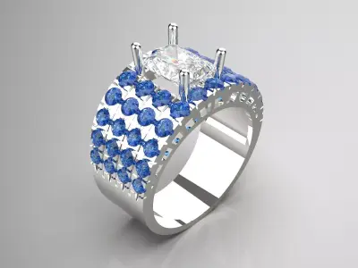 luxury man ring mr0004 3D print model