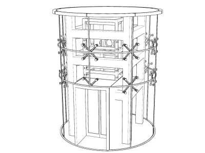 Elevator Unit 04 Low-poly 3D model