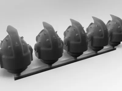 space gladiator printable helmet 3D print model