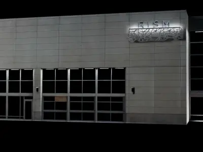 Office Building Low-poly 3D model