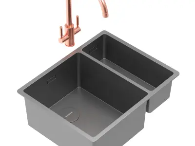 RANGEMASTER Spectra Stainless Steel Kitchen Sink 3D model