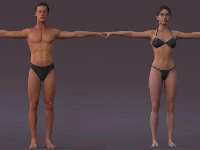  Male Female Full BodyRig 