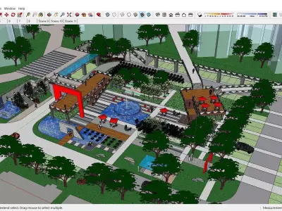 Sketchup Plaza 195 3D model
