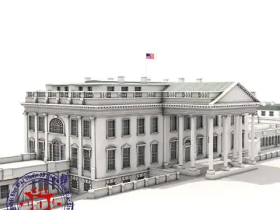 White House complex 3D model
