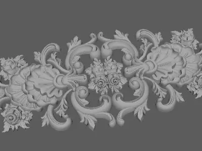Decor for furniture 3D model 45