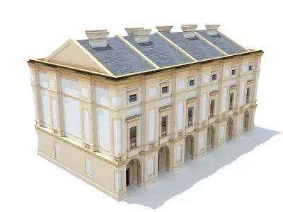 Apartment House 209 Low-poly 3D model