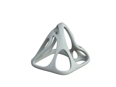 SciFi Cube Object No 59638 Low Poly Shape Low-poly 3D model