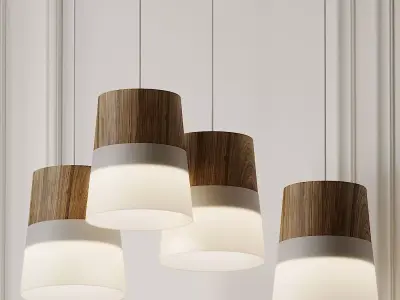 SMOOTH TAPERED LINE PENDANT By Lightology Collection 3D model