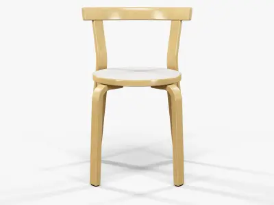 Artek 68 chair 3D model