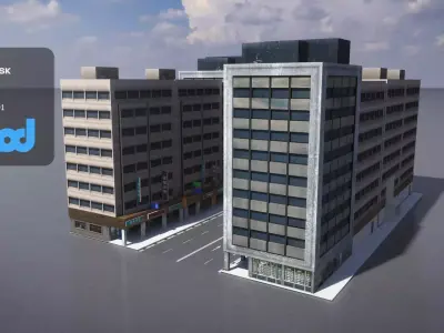 TW Street 008 3D model