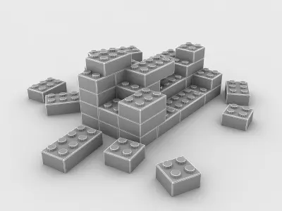 3D 3d Lego Model
