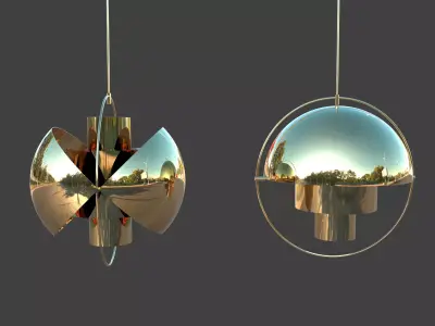 globe light 3D model