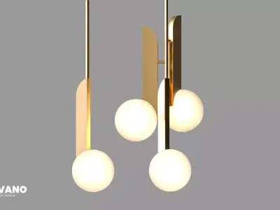 Pendant Dorotty Hanging Lamp 3D model