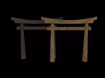 Torii Gate 3D model