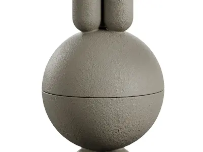 Moor Floor Light XL Lamp by Lisa Allegra  Low-poly 3D model