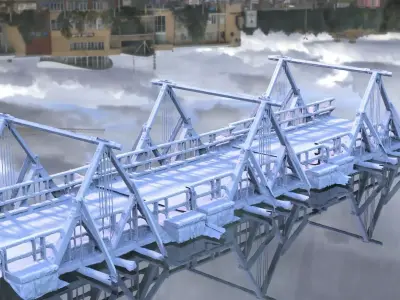 Bridge Big 2 3D 3D model