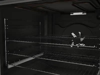 Cylinda stylish convection oven - IBU - 98P  3D model