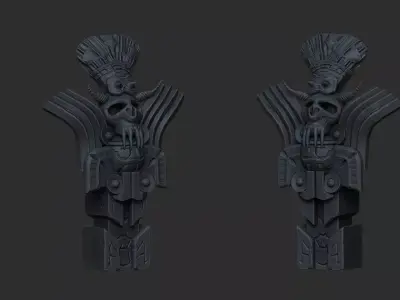 totem scary 3D model