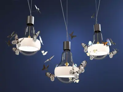 Flatterby Pendant Lamp 3D model
