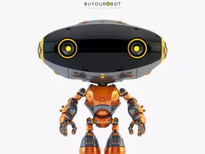 Frog robot toy-companion I 3D model
