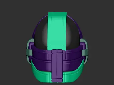  helmet high poly sculpt 3d printable  3D model