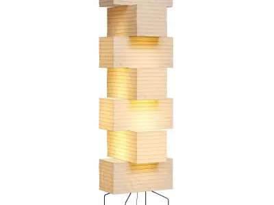 Akari floor lamp UF4 L10 3D model