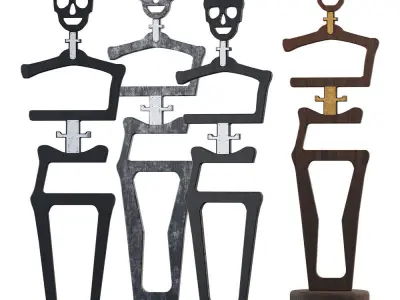 Floor hanger Skeleton 3D model