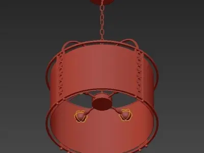White Gold Drum 3D model