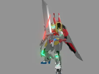 The Mecha Attacker 12 3D model