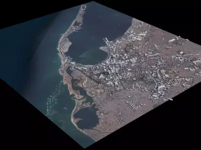 Luanda - Angola 3D model