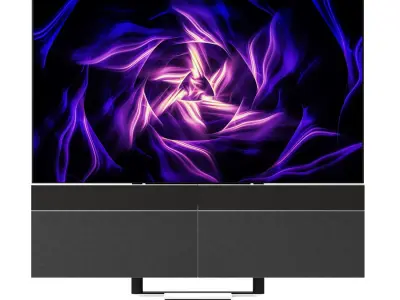 BANG AND OLUFSEN BEOVISION HARMONY 65 and 77 Gray Melange Fabric 3D model