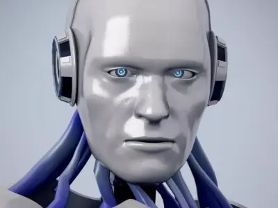 Male Android 3D model