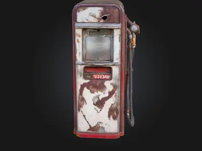 Rusty Memories  A Forgotten Piece of the Past 3D model