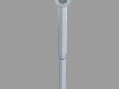 Stylized Metal Pipe  Low-poly 3D model