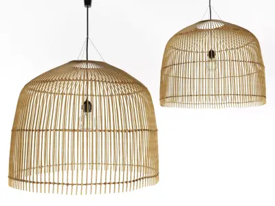 bamboo lamp 34 3D model