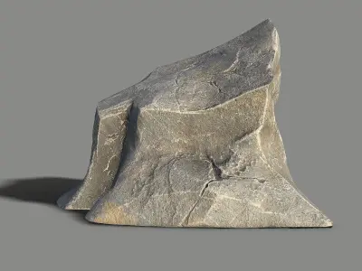 Mountain Rock 08 Low-poly 3D model